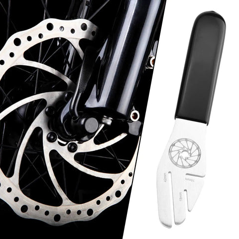 Bike Disc Rotor Alignment Tool For No Fuss Rotor Truing And Quick Bike Wheel Alignment Durable Steel Fork Bicycle Brake Wrench
