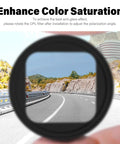 CPL Anti-Glare Filter For F7NP And F7N Dash Cams, Circular Polarizer Lens Cuts Glare And Reflections on road view