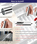 Heavy Duty Conveyor Rollers Heavy Gauge Steel Drum For Smooth Material Handling And Boat Trailer Use Plus Custom Sizes 25mm Dia installation guide
