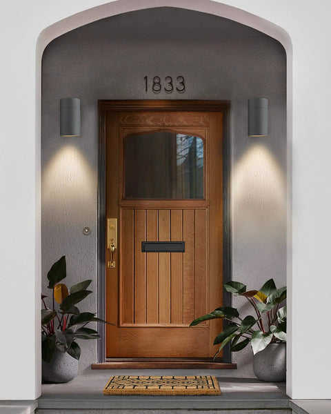 Rugged Outdoor Wall Light Sconce Exterior Fixture Waterproof Matte Black Finish Built Tough Die Cast Aluminum For Porch Garage Patio Entryway Weather Resistant 1 Pack