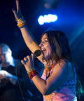 Singer uses Handheld Wired Cardioid Dynamic Microphone With 13ft Cable And On Off Switch For Live Gigs Karaoke Machines Speakers Amps