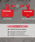 Ceramic Disc Brake Pads For SRAM Level Ultimate Force Red AXS And XC MTB Silent Option High Performance Version For Road