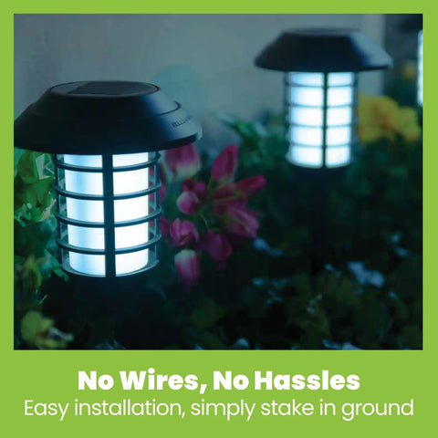 Color Changing Solar Pathway Lights Outdoor IP67 Waterproof Solar Powered Garden Lights For Walkways Yard Backyard Lawn Or Landscape 4 Pack With Auto Color Cycling And Energy Saving LED
