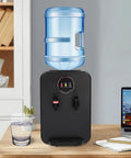 Hot And Cold Water Dispenser For Countertop 1.2 To 5 Gallon Capacity Top Loading Water Cooler For Office Desk Or Nightstand