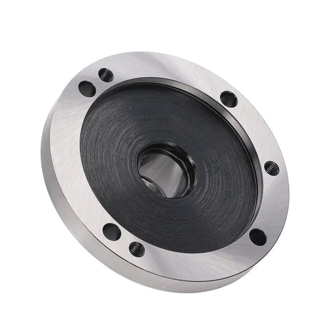 Collet Lathe Chuck ER32 D125 With 0.005 Accuracy showing high hardness carbon steel 7 hole fixture for CNC milling and engraving