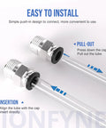 Pro Grade 10 Pack 3/8 Inch Push To Connect Fittings installation guide with simple push-in design and leak-free performance