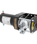 Heavy Duty Electric Winch 12 Volt 3000 Lbs Capacity With Powerful 1KW Motor for off road towing, featuring steel cable and hook.