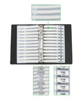 Capacitor Sample Kit For Engineers And Students, 84 Value Types With 50 Pieces Each, Total 4200 Capacitors, Ceramic Caps Book Featuring COG X7R X5R Dielectrics, Clear ID Labels, Perfect For Projects, Labs, And Classrooms. Open binder of labeled ceramic capacitors
