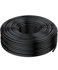 Coiled 200 Ft 1/4 Inch Drip Irrigation Tubing Blank Distribution Tube PVC For Garden Watering System Roll Compatible With Most 1/4 Inch Micro Irrigation Parts Great For Diy Watering Setups