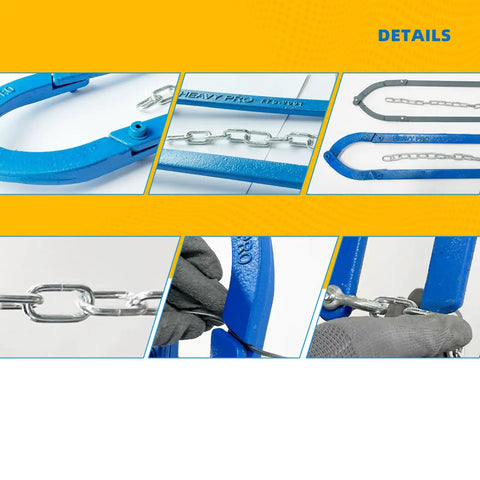 Heavy Duty Fence Wire Tightener weighs 6.8 lb for quick permanent repairs of slack electric horse and mesh fence wire with lifetime replacement guarantee corrosion resistant iron build a real workhorse for everyday ranch jobs shown in blue details