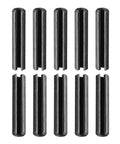 Slotted Spring Pins 1.7mm X 8mm Black 30 Pack Carbon Steel Roll Dowel Tension Pins For Home Workshop And Small Machinery Durable Fasteners