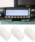 Yaesu radio and three Six Pin Rotator Control Sockets With Terminals For Yaesu Radios Plug And Play Replacement Compatible