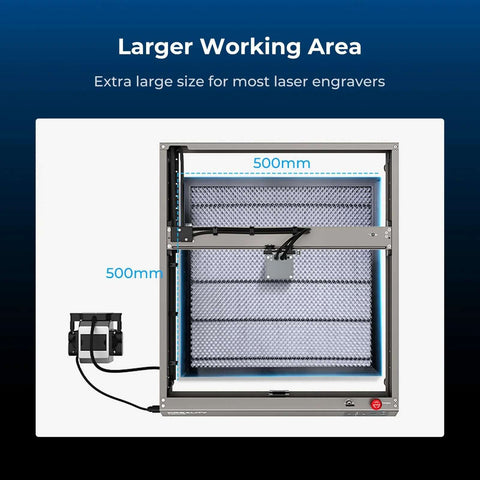 Creality Honeycomb Working Table, aluminum 500×500mm honeycomb bed for laser engraver