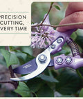 Hand Pruners And Shears Set In Sage With Blister Pack Lightweight Garden Gear Easy Lock Sharp Carbon Steel Blades Rust Resistant For Herbs And Flowers Pruning Kit Pro Grade cutting plant