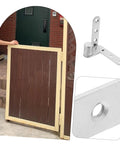 Heavy Duty Stainless Steel Hidden Door Pivot Hinges For Smooth Operation With Automatic Rebound Design on gate setup