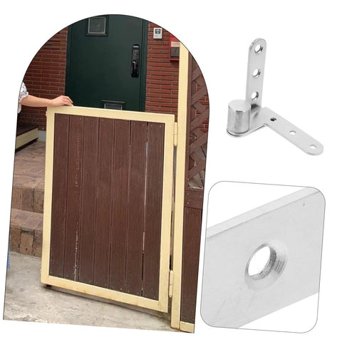 Heavy Duty Stainless Steel Hidden Door Pivot Hinges For Smooth Operation With Automatic Rebound Design on gate setup