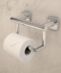 Duro ADA Wall Mount Toilet Paper Holder In Polished Chrome Built To Last No Fuss Install Heavy Duty Metal Construction Rust Resistant Finish