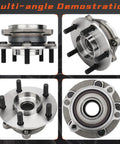 Front Wheel Hub And Bearing Assembly For Mazda 6 2014 2016 And Mazda CX5 2013 2016 Fits Left Or Right Side Durable Corrosion Resistant Build Easy Install Replaces Worn Hubs multi-angle view