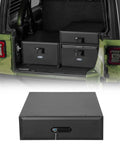 Installed Modular Overland Rugged Drawer Toolbox For Jeep Wrangler JK JL Unlimited 4 Door And Ford Bronco 4 Door With Cargo Drawers