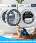 Get That Crisp Laundry Glow With This Washing Machine Cleaning Brush Kit Built For Top Load And Front Load Washers To Slap Off Grime And Reach Those Tight Crevices Easily Without Breaking A Sweat On Your Next Chore in a modern laundry setting.