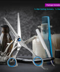 6.5 Inch Hair Cutting Scissors Set For Home And Salon Salon Ready Pro Grade Japanese Stainless Steel Razor Shears with Comb