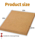 12 By 12 By 0.5 Inch Stained Glass Work Surface Cutting Mat Heat Resistant Starter Kit dimensions with cork-like texture visible
