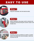 AC Circuit Breaker Finder And Tracer Kit With Built In GFCI Outlet Tester 90 120V USA Plug, step-by-step usage guide.