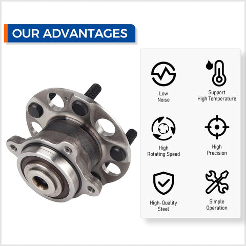 rear wheel hub bearing assembly Acura TSX Honda Accord features high precision and quality
