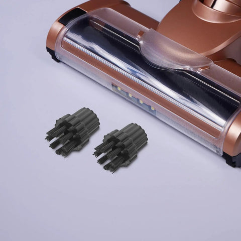 6 Piece Steam Cleaner Brush Head Replacement Kit With Durable Nylon Bristles Quick Swap Corner And Wide Floor Attachments, black nylon bristle heads.