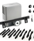 Heavy Duty Sliding Gate Opener System For Driveways Up To 40 Feet 1400 Lb Capacity 280W Motor with accessories and remote controls