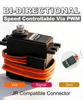 Dope Precision Digital Rc Servo Serving Ten Point Five K Of Raw Torque With Heavy Duty Steel Gears Making It A Rad Upgrade For Slick Trx4M ScX24 10th Scale Crawlers Robots Boats And Planes Any Day with bi-directional control and PWM.