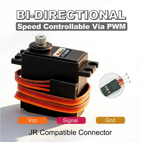 Dope Precision Digital Rc Servo Serving Ten Point Five K Of Raw Torque With Heavy Duty Steel Gears Making It A Rad Upgrade For Slick Trx4M ScX24 10th Scale Crawlers Robots Boats And Planes Any Day with bi-directional control and PWM.