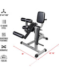 Leg Extension And Leg Curl Machine For Home Gym Adjustable With 8 Thigh And 6 Back Positions Plate Loaded Up To 150 Lbs