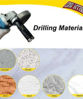 Front view of ORIXTREME diamond core drill bit, 1-3/8 in (35 mm), 5/8-11 thread for dry drilling concrete, granite, marble.