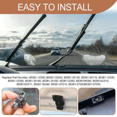 Two Pack Windshield Washer Nozzles Kit For Toyota Avalon Highlander Corolla Camry Tundra Lexus, easy install details