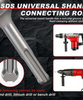 2-inch concrete hole saw with SDS universal shank and dust bag for masonry drilling