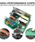 Compact 15W 24V DC DIN Rail Power Supply With AC To DC Input 100 240V 50 60Hz Slim Beefy Industrial Grade Built With EMI Filter And Pure Copper Transformer For Rock Solid Automation internal PCB with copper transformer and capacitor