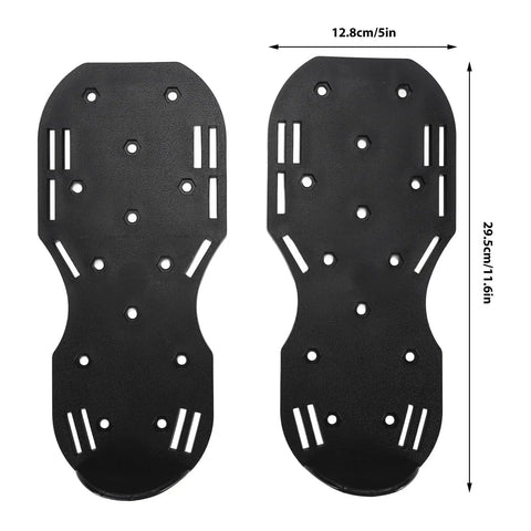 Lawn Aerator Spike Shoes For Easy Yard Repair And Deep Root Growth Durable PP And Iron Build With Secure Fit Straps Backyards Ready