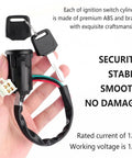 Person holding Four Pin Ignition Switch With Key For 50cc To 250cc Motorcycles Scooters ATVs Pocket Bikes And Dirt Bikes