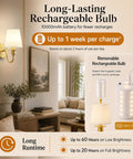 No Fuss Wall Sconces Set Of Two In Shiny Gold With Massive 10000 Mah Rechargeable Battery And Smart Remote For Dope Rgb Atmosphere Lighting Perfect For Renter Friendly Home Vibes featuring long-lasting rechargeable bulb and magnetic design.