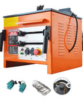 Heavy Duty Electric Rebar Bender Machine 1700W Workhorse with dual foot pedals and controls for bending steel rods.