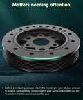 Harmonic Balancer Crankshaft Belt Drive Pulley Replacement For Ford Crown Victoria Lincoln Town Car Mercury Grand Marquis Thunderbird 1992-2000 F3AZ6316A OE Reference 594-081 Durable Easy Install