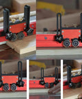 Premium Bearing Roller Featherboards For Table Saw Woodworking Accessories Spring Loaded Build showing adjustable rollers guiding wood.