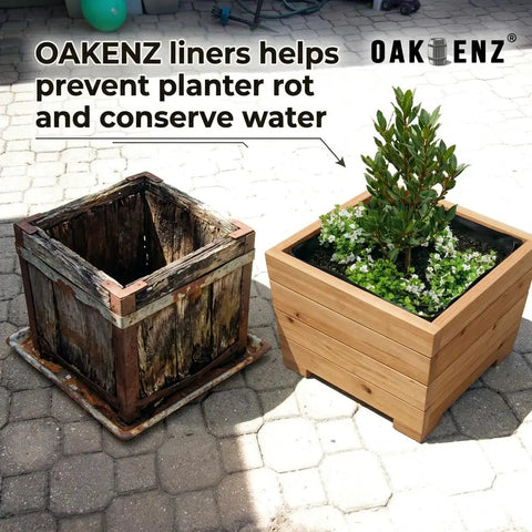 plastic inserts for planter boxes Square Planter Box Liner Bag
