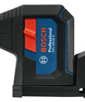 Side view of Green Beam Self Leveling Alignment Laser Pro Grade With Plumb And Level Point Projection Built In Multipurpose Mount Visimax Technology For Extended Battery Life Includes 2 AA Batteries And Hard Carrying Case