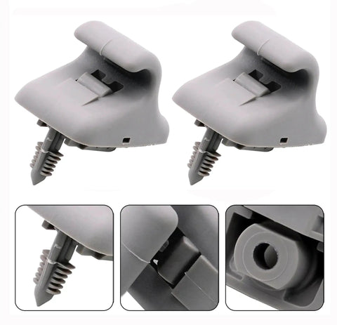 Hyundai Elantra 2014 Sun Visor Retainer Clips 2 Pack 852353X000TX ABS Plastic Direct Replacement For Elantra MD Veloster Accent I30 2011 2012 2016