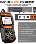 Go To Car Diagnostic Tool With 50,000 DTC Library That Reads And Clears Engine Codes For Cars 1996 And Newer displaying P1030 code