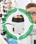 Heavy Duty Eyeglass Frame Warmer Hot Air Heater For Spectacles With Adjustable Temperature 75 To 150 Celsius used alongside optical equipment and glasses.