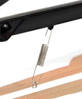 Close-up of rudder mechanism spring on Voyager 400 2.4GHz RC Sailboat With Detachable Motor For Indoor Or Windless Day Sailing.