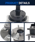 Pair Rear Wheel Bearing Hub Assembly For Toyota Corolla 2003 Through 2008 Prius 2004 Through 2009 Celica 2000 Through 2005 Matrix